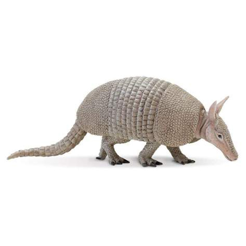 Safari, Toys & Figurines, Gifts, Kids, Resin Animal, Armadillo, 6.2"x1.6", 282922